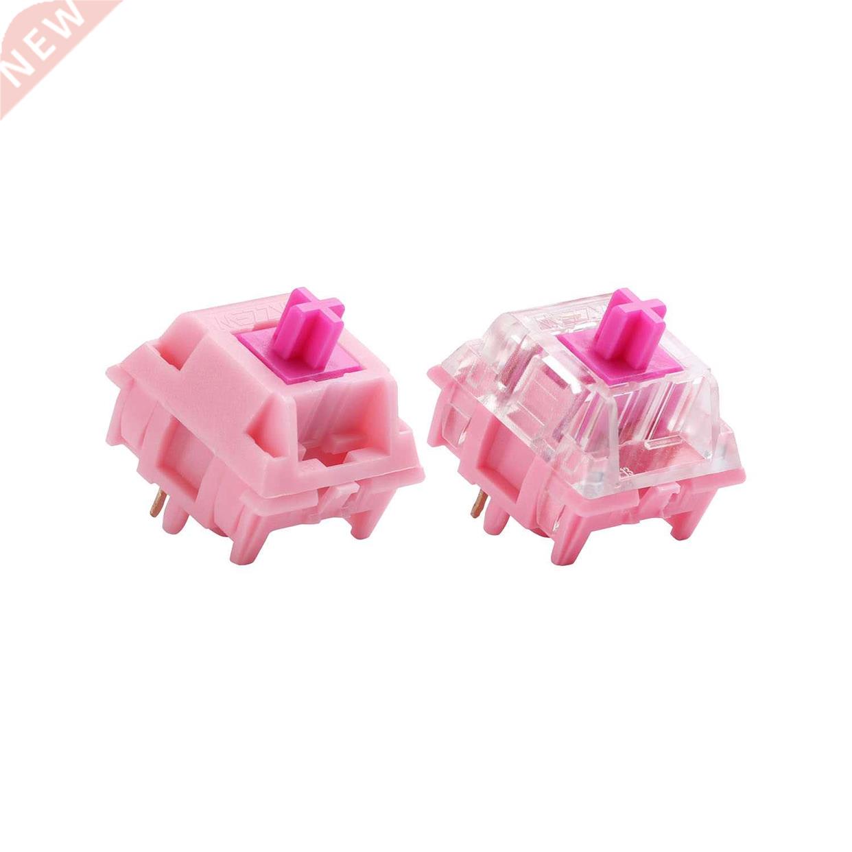 10pcs gum pink silent Linear Bobagum RGB for Mechanica