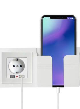 Wall Socket Mobile Phone Holder Smartphone Charging Stand Ra
