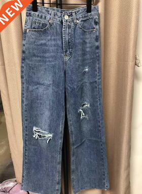 2022new women's clothing fashion all-match long-leg proporti