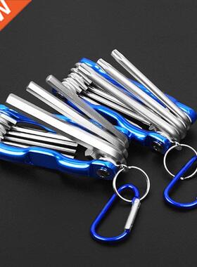 Folding Hex Wrench Metal Metric Allen Wrench Set Torx Allen