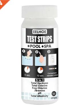 Swimming Pool Spa Water Test Strips Chlorine Bromine pH Alka
