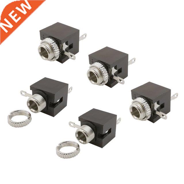 5Pcs PJ-301M 3.5mm 3 Pin Female Jack Socket Audio Connector