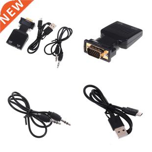 With Full Audio Converter Switch HDMI VGA New