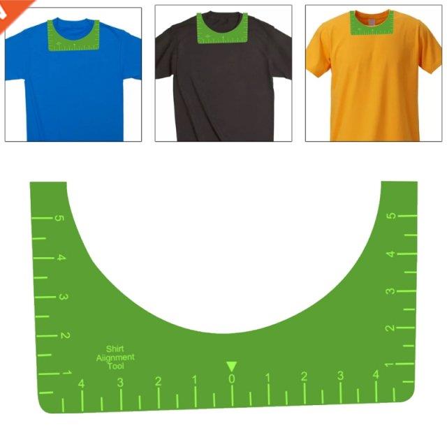 Tshirt Alignment Tool Ruler Guide Acrylic Clearly Marked Cen