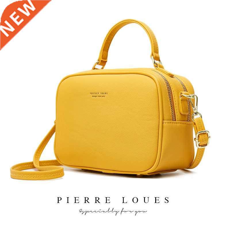 vintage crossbody pu leather cell phone shoulder bag messeng