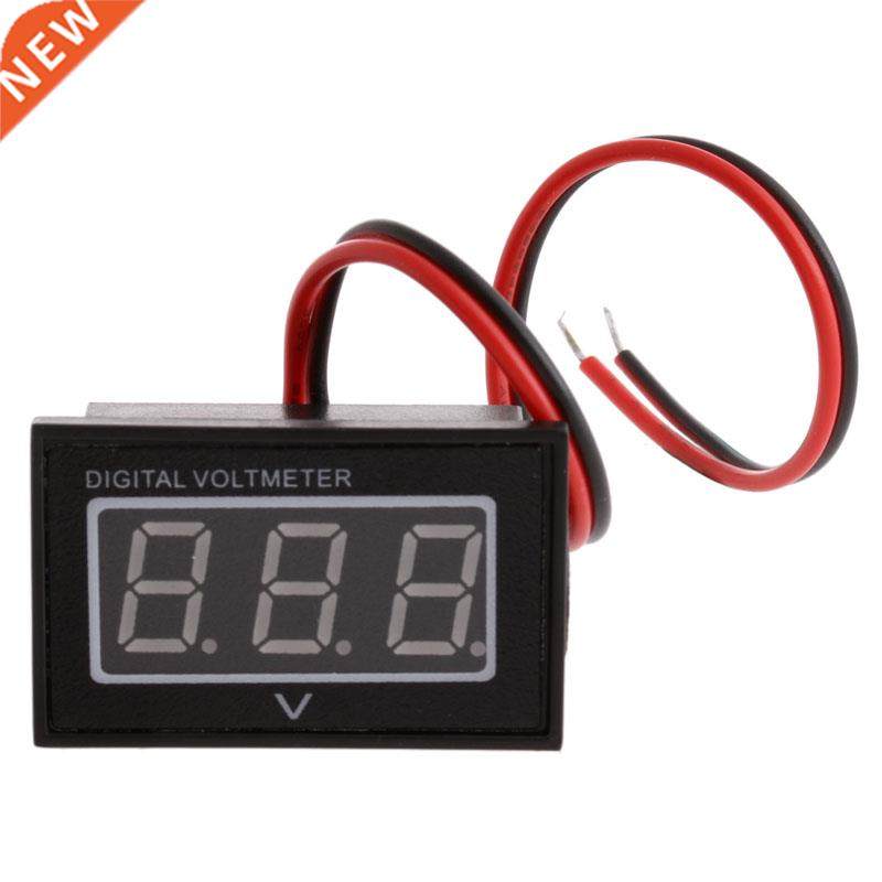 Battery Meter DC 2.5-0V Gauge Voltmeter LED Blue H02
