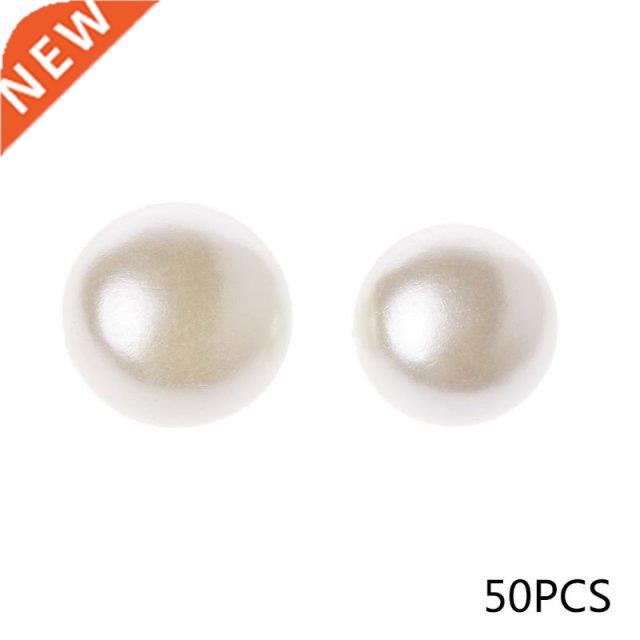 50pcs 10mm 11mm Round Sewing Pearl Buttons For Clothing Sewi