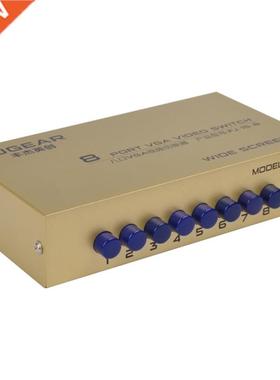 8 Port VGA Switch Video Switcher Box 1920*1440 250MHz 8 in