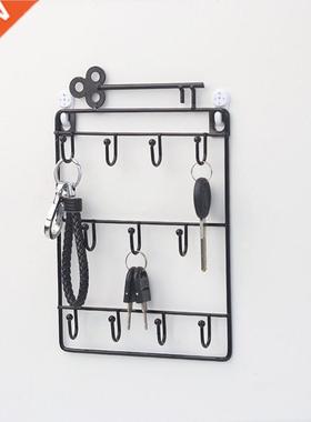 Wall Mounted 11 Key Holder Rack Organizer Pocket for Entrywa
