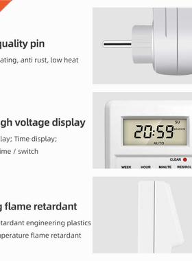 TM0 Digital Timer Switch Socket Electronic Kitchen Timer Ou