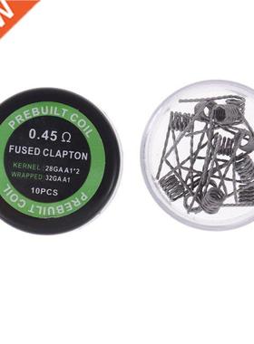 1Set Twisted Fused Hive Clapton Coils Premade Wrap Alien Mix