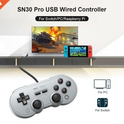 8Bitdo SN30 Pro USB Wired Gamepad Controller for Switch PC R