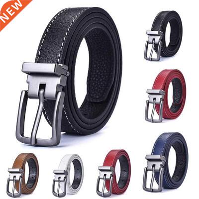 New yle Fashion Children Leather Belts Design Alloy Pin Bu