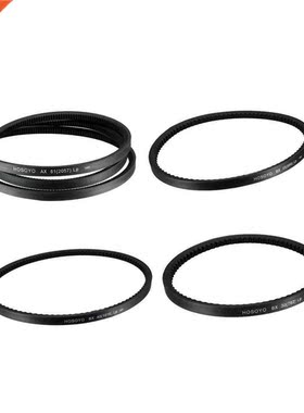 4pcs Drive V-Belt Industrial Rubber Transmission Belt Replac