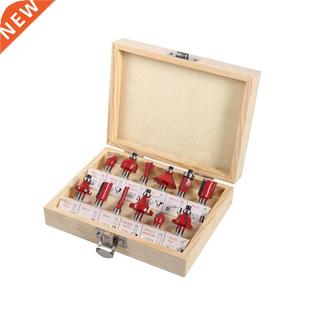 Router Bit Set 12pcs Wood Cutter 8mm Carbide Milling