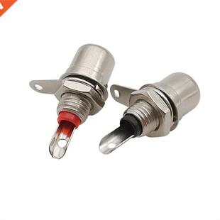 5Pcs Nickel-plated RCA Phono Chassis Jack Panel Mount Female