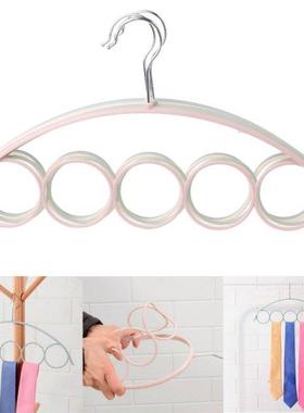 1Pc 5 Slots Ring Rope Holder Ties Hanger Belt Rack Scarves H