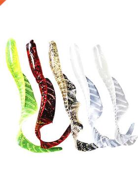 Se?uelo de pesca de 58MM, 75MM y 86MM, cebo de cola de gusan