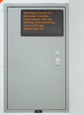 Blank Metal Card 88x5x0.8mm Anodized Aluminum Plate for DI