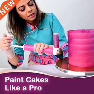 Spray Airbrush Gun Decorating Coloring Cake Spraying Manual