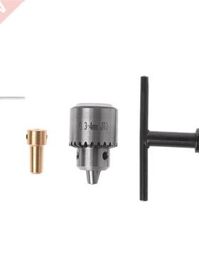 4x Micro Motor Drill Chuck Clamp 0.-4mm With Key .17mm Sha