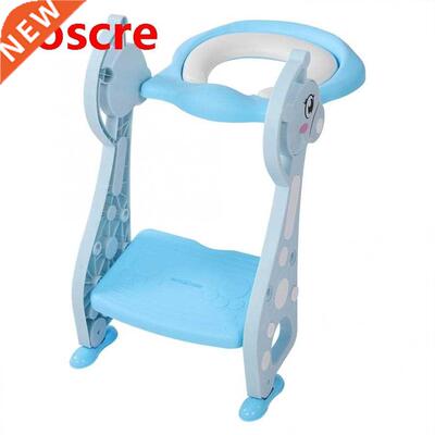 Toilet Seat Cute Deer Armrest Ladder Potty Chair for Baby Bo