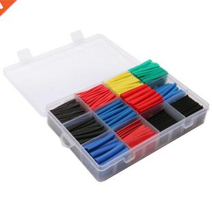 800Pcs Heat Shrnkable Tube,Shrnk Rato 2:1,Electrcal Cabl