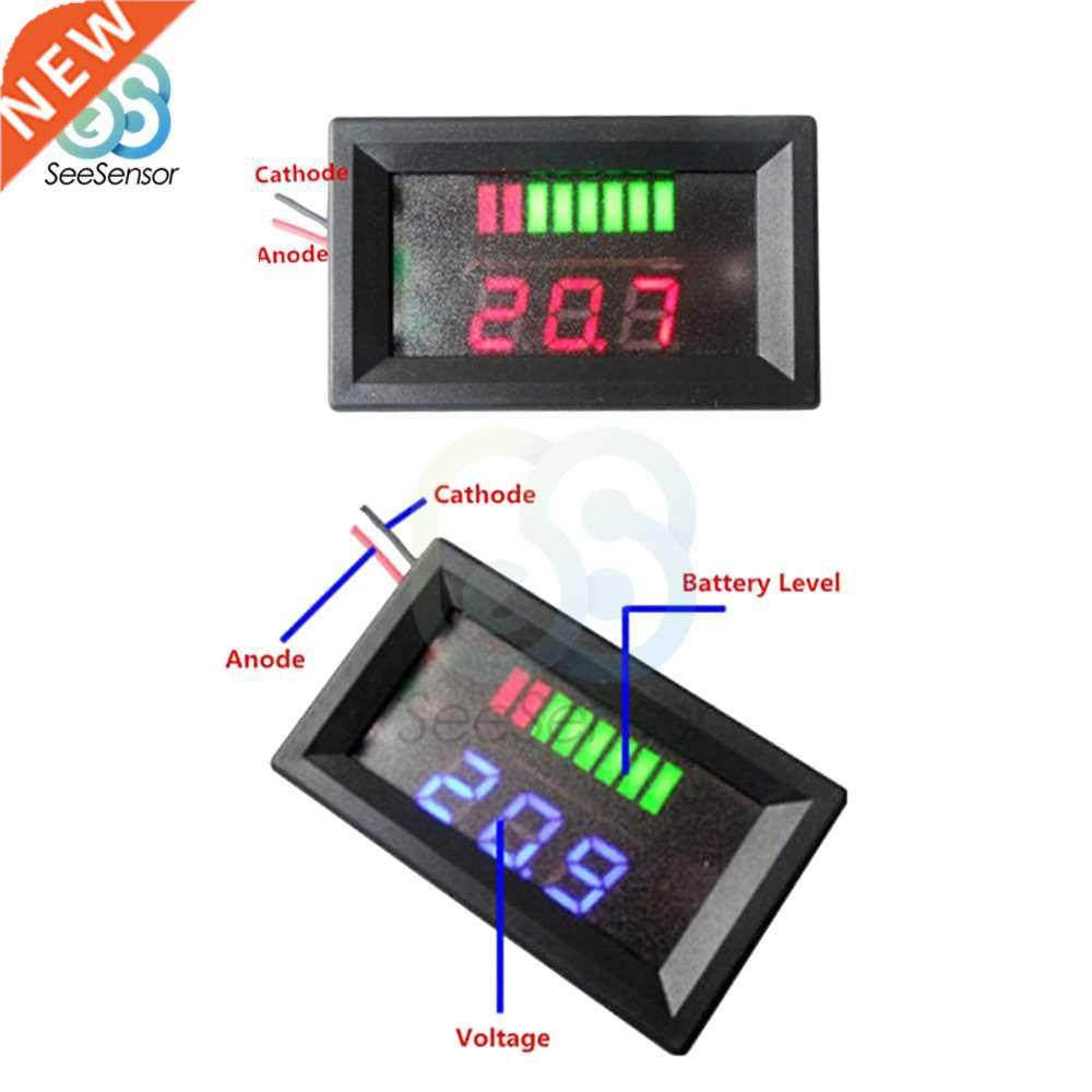6V 12V 24V 36V 48V ACID Lead Battery Charge Level Indicator