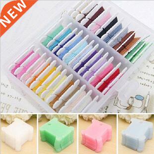 6 Colors 100Pcs Embroidery Floss Craft Thread Bobbin Cross S