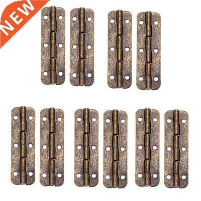 10 Pcs Furniture Fittings Antique Bronze Long Hinges for Cab