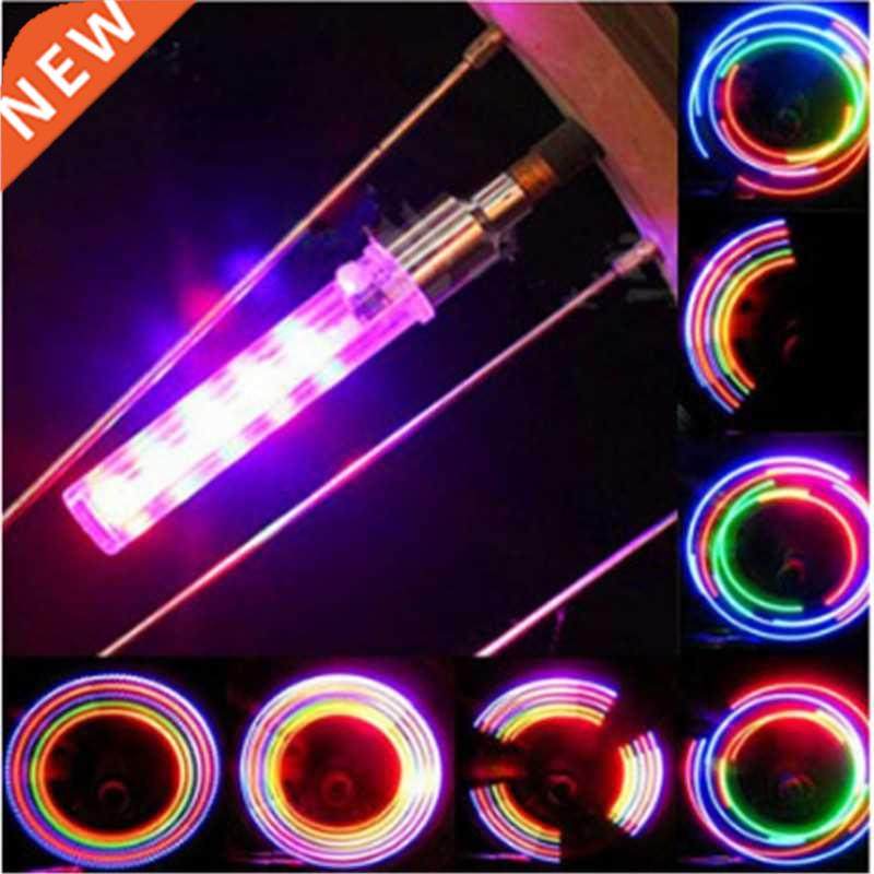 Bicycle Decorative Light 5 LEDs Bicycle Tire Valve Cap Tube