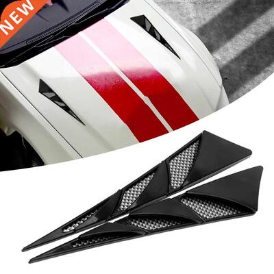 LEEPEE 1 Pair Side Air Intake Flow Vent ver Decorative Car E
