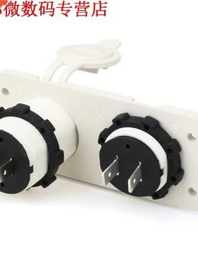 Quick Lading 2 Port Dual USB Auto Telefoon Oplader Adapter d