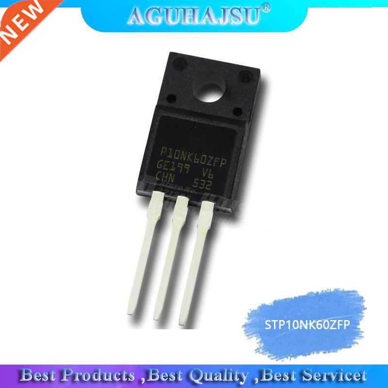 10PCS P10NK60ZFP TO-220F P10NK60ZFP TO220 10NK60ZFP TO22