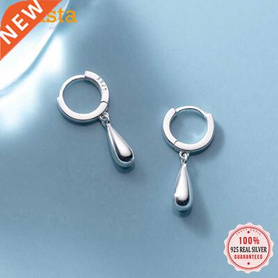 TrustDavis Real 925 Sterling Silver Fashion Water Drops Tiny
