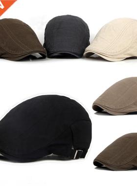 New Men's Hat Berets Cap Golf Driving Sun Flat Cap Fashion C