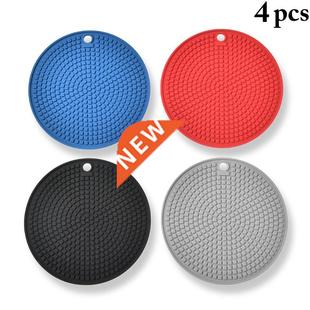 4pcs Silicone Table Mats Drink Coaster Table Placemats Creat