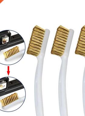 2pcs 3D Printer Cleaner To Copper Wire Brush Handle For No
