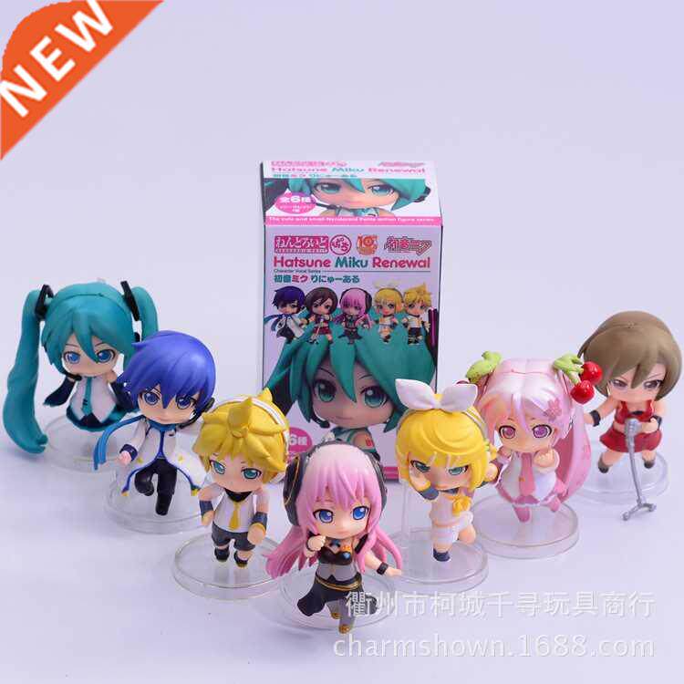 1pcs random style anime model kawaii hatsune miku action fig