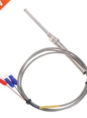 1M PT100 Thermocouple Probe 5mm x 50mm -Wire M8 Thread .F