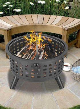 Outdoor Brazier Fireplace Fire Pit Burner for Camping Hiking