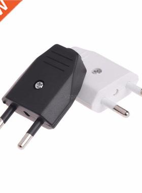 2Pcs German Type European 2 Pin Plugs Network Cables 2.5A 22