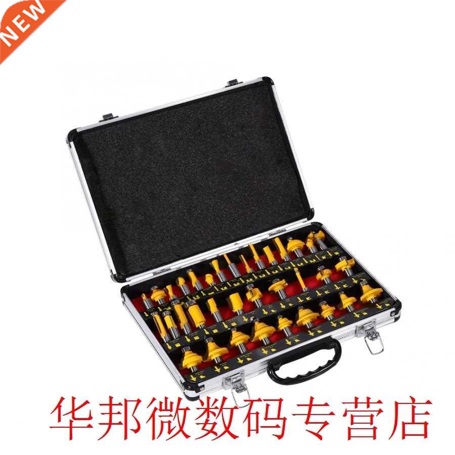 35pcs 1/2 Inch Shank Milling Cutter Router Bit Set Wood Cutt