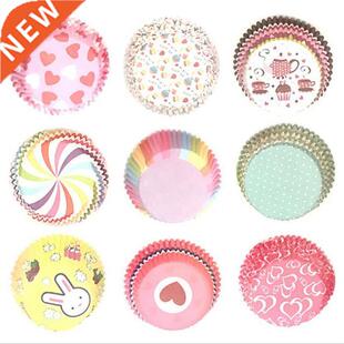 100Pcs Rainbow Cupcake Paper Liners Muffin Cases Cup Cake To