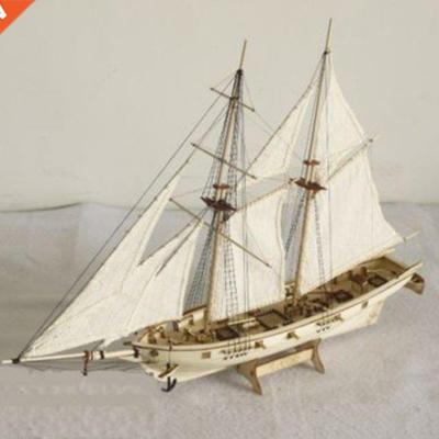 DIY Ship Assembly Model Kits Wooden Sailing Boat Scale Model