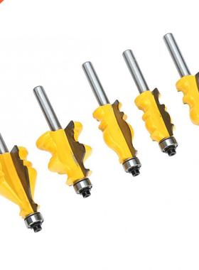 end mll cutter 5pcs 8mm Shank Handral Router Bt Cabnet D