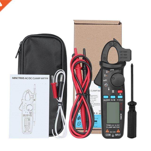 BSIDE ACM91 Digital Clamp Meter Capacitance Tester Current A