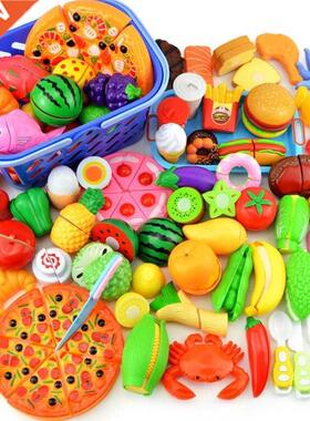 Pretend Play Toys Plastic Food Cutting it Vegetable Prete