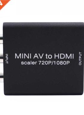 Mini HD 1080P HDMI 2AV Video Converter Box HDMI to RCA AV/CV