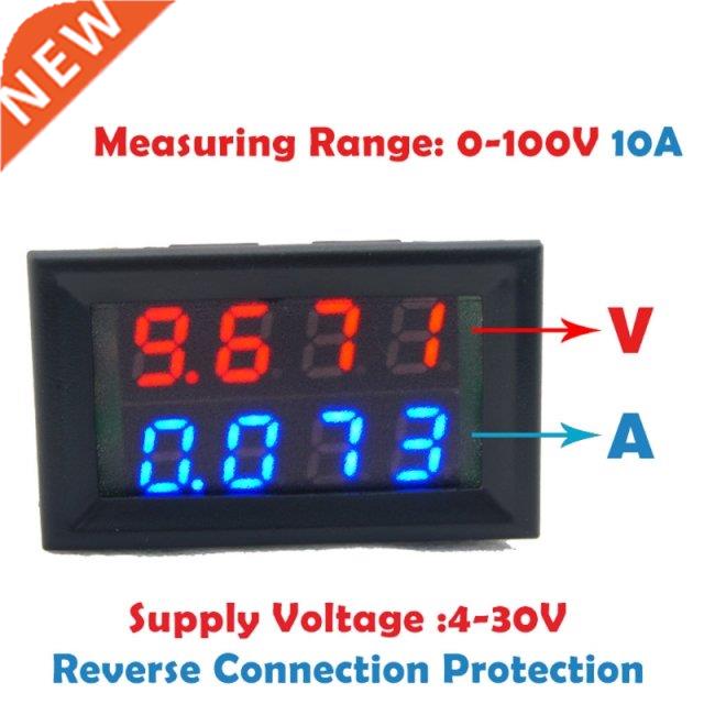 0.28 inch Digital DC 4 Bit DC 100V 10A Voltmeter Ammeter Vol